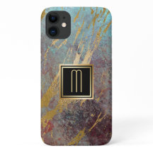Monograma Grunge y Gold