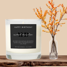 Monograma inicial de escritura moderna en blanco y