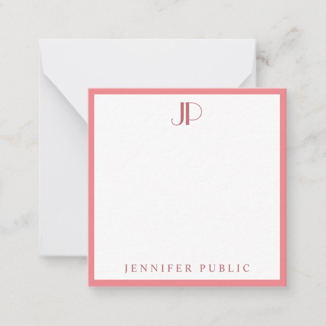 Monograma inicial de la plantilla moderna de caris (Anverso)