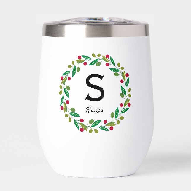 Monograma inicial - Navidades (Frente)