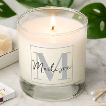 Monograma inicial y nombre personalizado