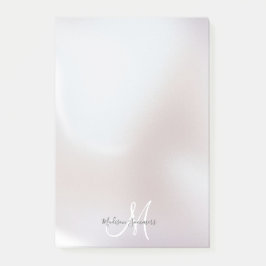 Monograma irlandés Pearl Shimmer Post Notas