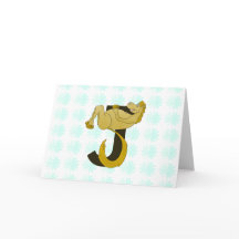 Monograma J Pony flexible personalizado