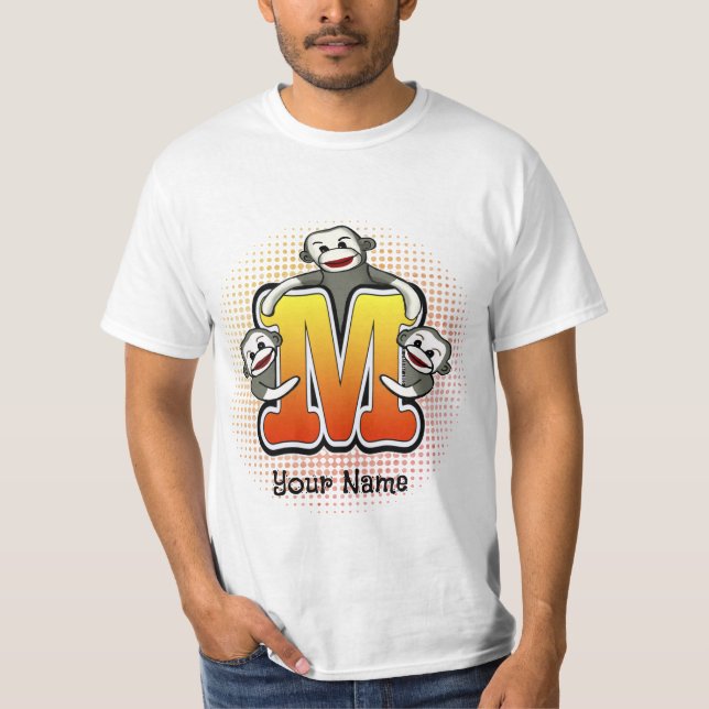 Monograma M Camiseta De Mono De Encanto (Anverso)