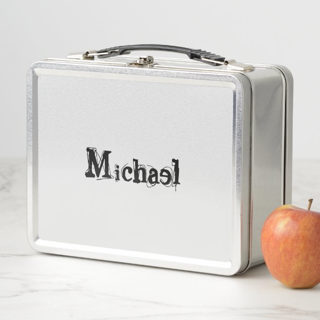 Monograma minimalista moderno con nombre gris negr (In situ)