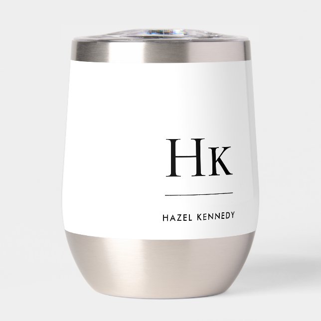 Monograma Moda Minimalista moderna Monogramado Bla (Frente)