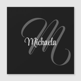 Monograma moderno minimalista nombre inicial