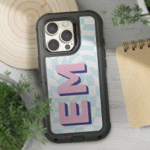 Monograma negrita del tablero de verificación retr