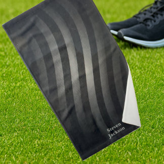 Monograma negro moderno | Retro Geométrico Deporte