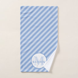 Monograma niño azul