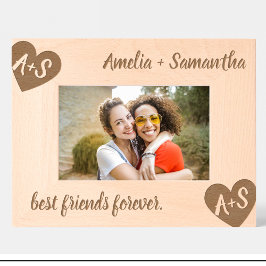 Monograma Nombre Amigos Personalizado Marcos de ma