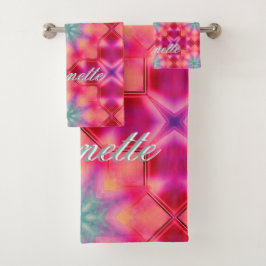 Monograma Nombre Color del patrón Estrella Azul |