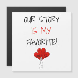Monograma Nuestra historia es mi San Valentín favo