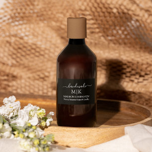 Monograma o Agregar logotipo Etiqueta de empresa h