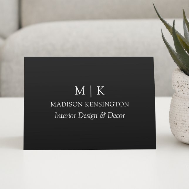 Monograma o Añadir logotipo Negra plegada (Subido por el creador)