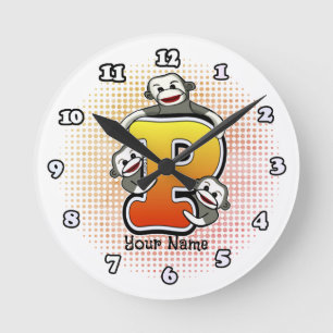 Monograma P Reloj de mona