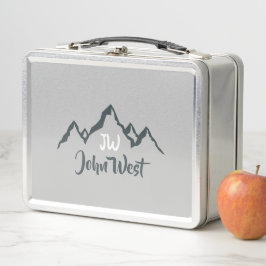 Monograma personalizable de la gama de montañas di