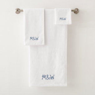 Monograma personalizado de cuerda de vela blanca d