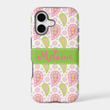 Monograma personalizado de iPhone con estampado Pa