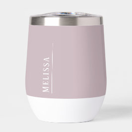 Monograma personalizado, malva simple