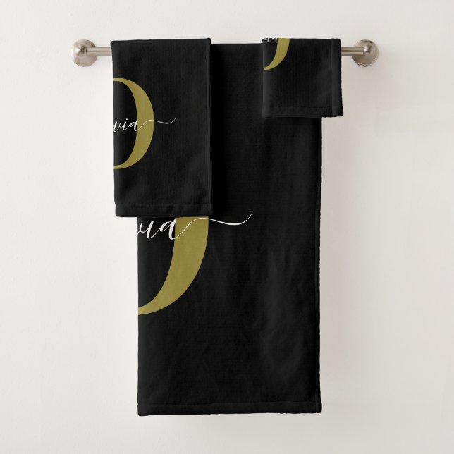 Monograma personalizado Nombre del guión blanco ne (In situ)