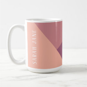 Monograma personalizado, taza de café trinitoneal