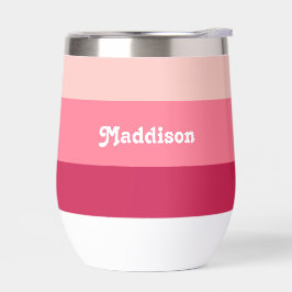 Monograma personalizado, tipografía retro rosa bri