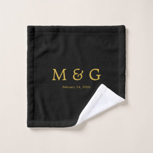 Monograma personalizado y fecha personalizada en n