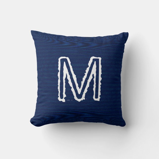 Monograma personalizar sobre la almohada de los je (Anverso)