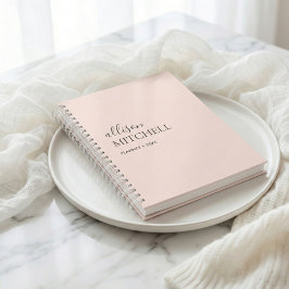 Monograma planificador de caligrafía de escritura