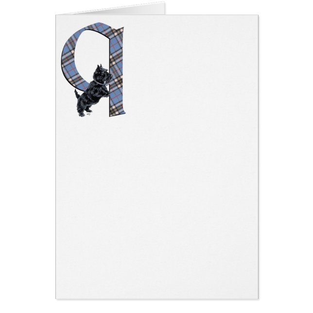 Monograma Q de Terrier Escocés (Frente)