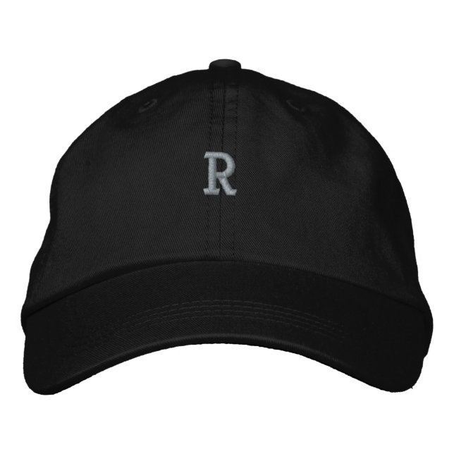 Monograma "R" Gorras iniciales de Personalizados p (Anverso)