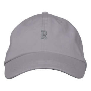 Monograma "R" Gorras iniciales de Personalizados p
