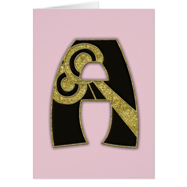 monograma retro - A (Frente)