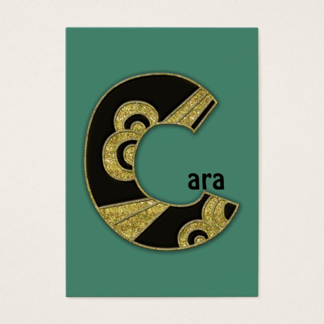 monograma retro - C (Frente)