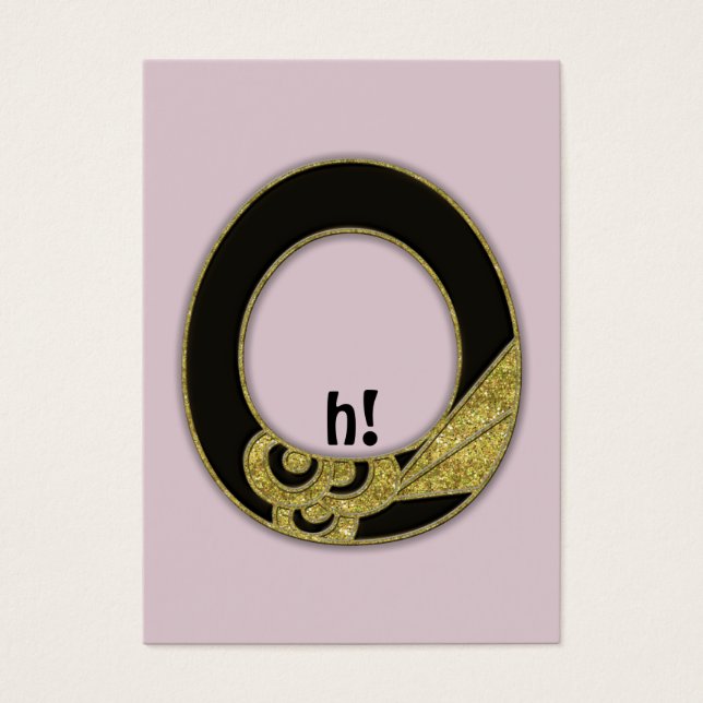 monograma retro - O (Frente)