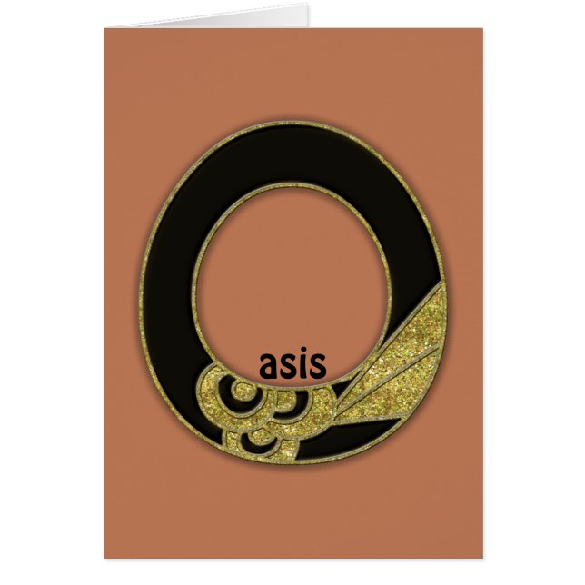 monograma retro - O (Frente)