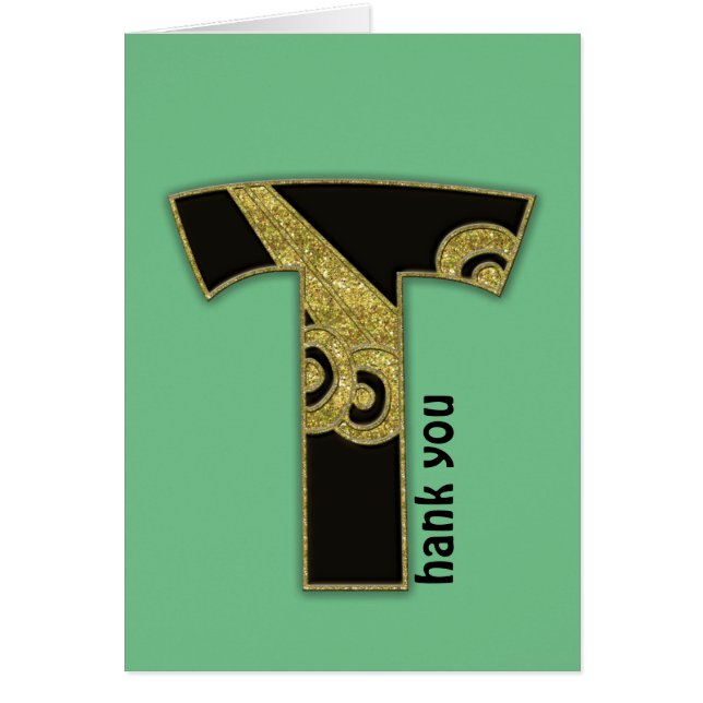 monograma retro - T (Frente)