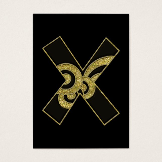 monograma retro - X (Frente)