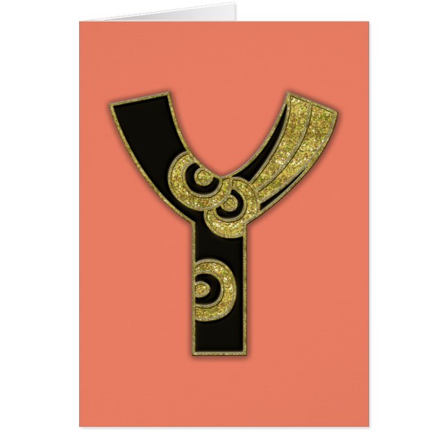 monograma retro - Y (Frente)