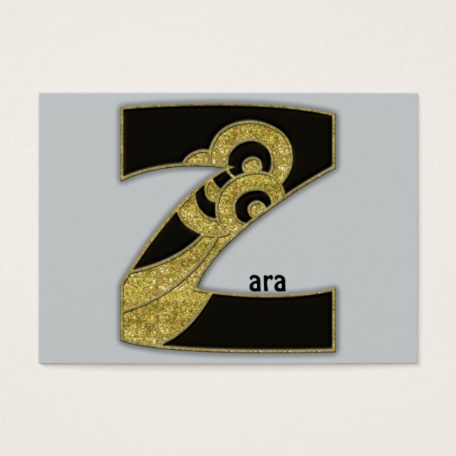 monograma retro - Z (Frente)