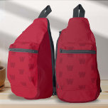 Monograma rojo, simple y moderno, bolso de honda p<br><div class="desc">Presentando los últimos accesorios modernos, esta elegante bolsa de honda monocromática roja de PixeliaDesigns es la combinación perfecta de color vibrante y estilo personalizado. Diseñado con un lienzo sencillo pero llamativo de color rojo que se complementa con el moderno patrón de los monogramas, esta bolsa establece un nuevo estándar para...</div>