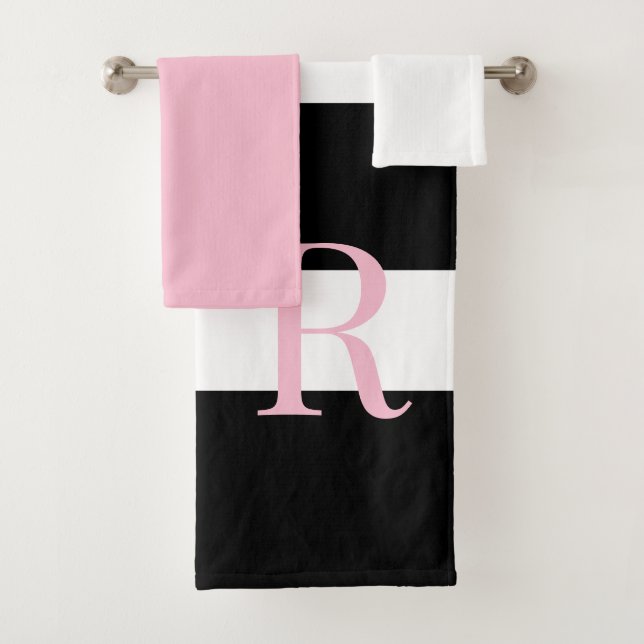 Monograma Rosa y negro (In situ)