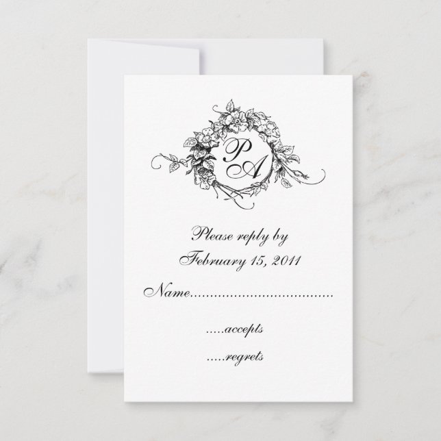 Monograma RSVP (Anverso)