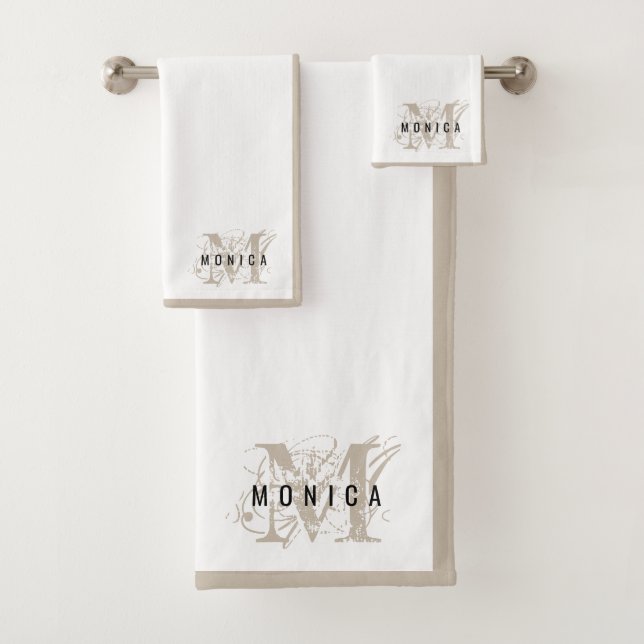 Monograma ruso moderno de moda (In situ)