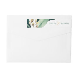 Monograma rústico boda de vegetación botánica mode