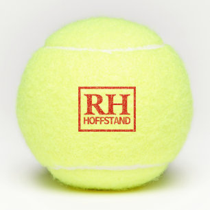 Monograma SF Bolas de Tenis Rojas BB