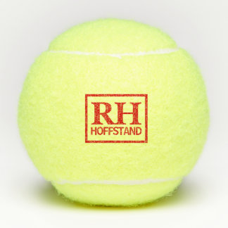 Monograma SF Bolas de Tenis Rojas BB