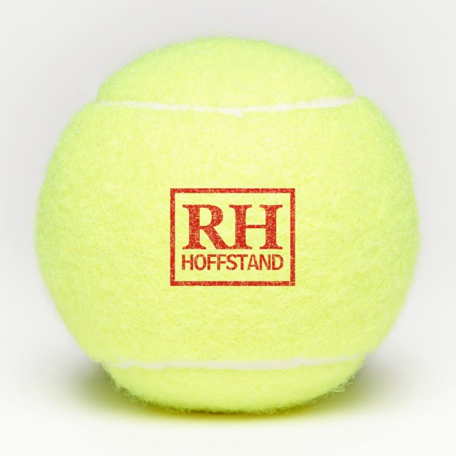 Monograma SF Bolas de Tenis Rojas BB (Anverso)