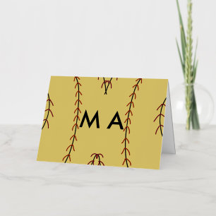 Monograma simple añada su letra de nombre man mini